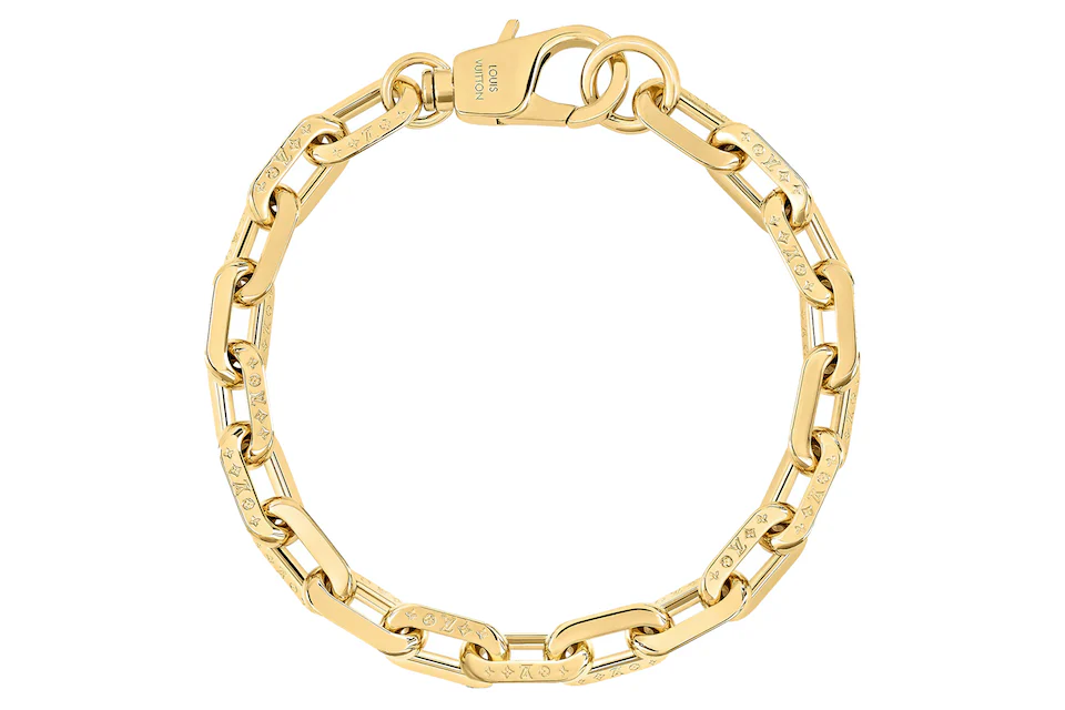 Louis Vuitton LV Edge Necklace MM Gold