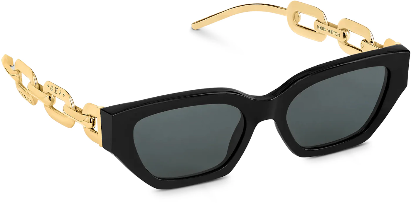Louis Vuitton LV Edge Sunglasses Black - GB