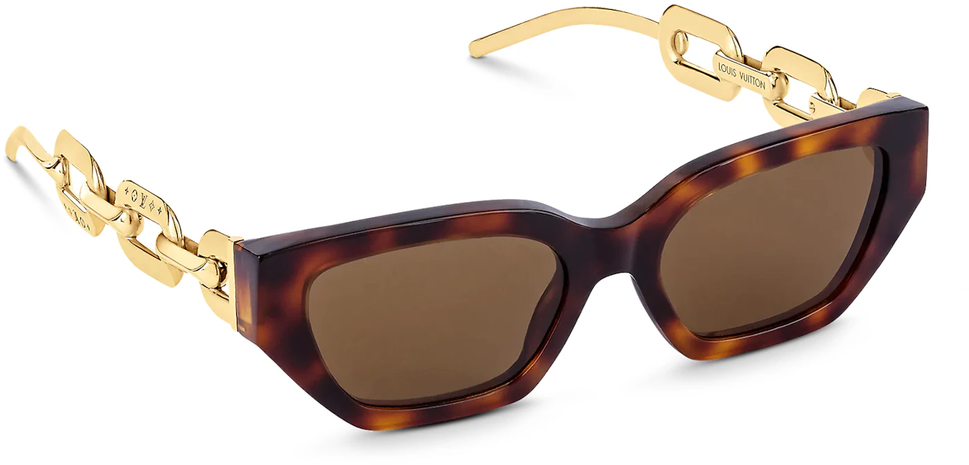 Sunglasses Louis Vuitton Brown in Wood - 25686694