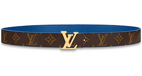 Louis Vuitton LV Escale LV Initiales Reversible Belt 30MM Blue