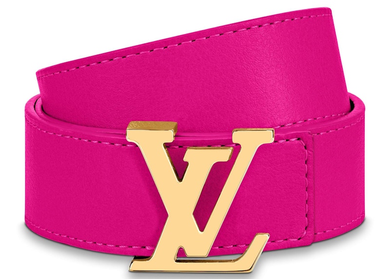 Louis Vuitton LV Escale LV Initiales Reversible Belt 30MM Pink in