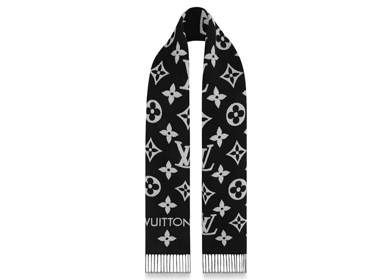 Louis Vuitton LV Essential Scarf Black in Wool US