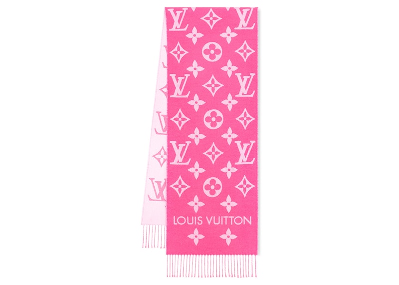 Louis Vuitton LV Essential Scarf Rose Pop in Wool - US