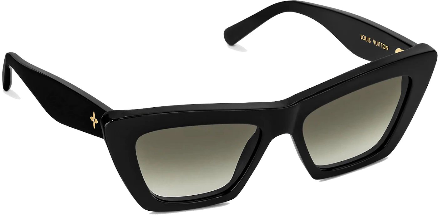 Louis Vuitton LV Fame Cat Eye Sunglasses Black (Z1723W) in Acetate