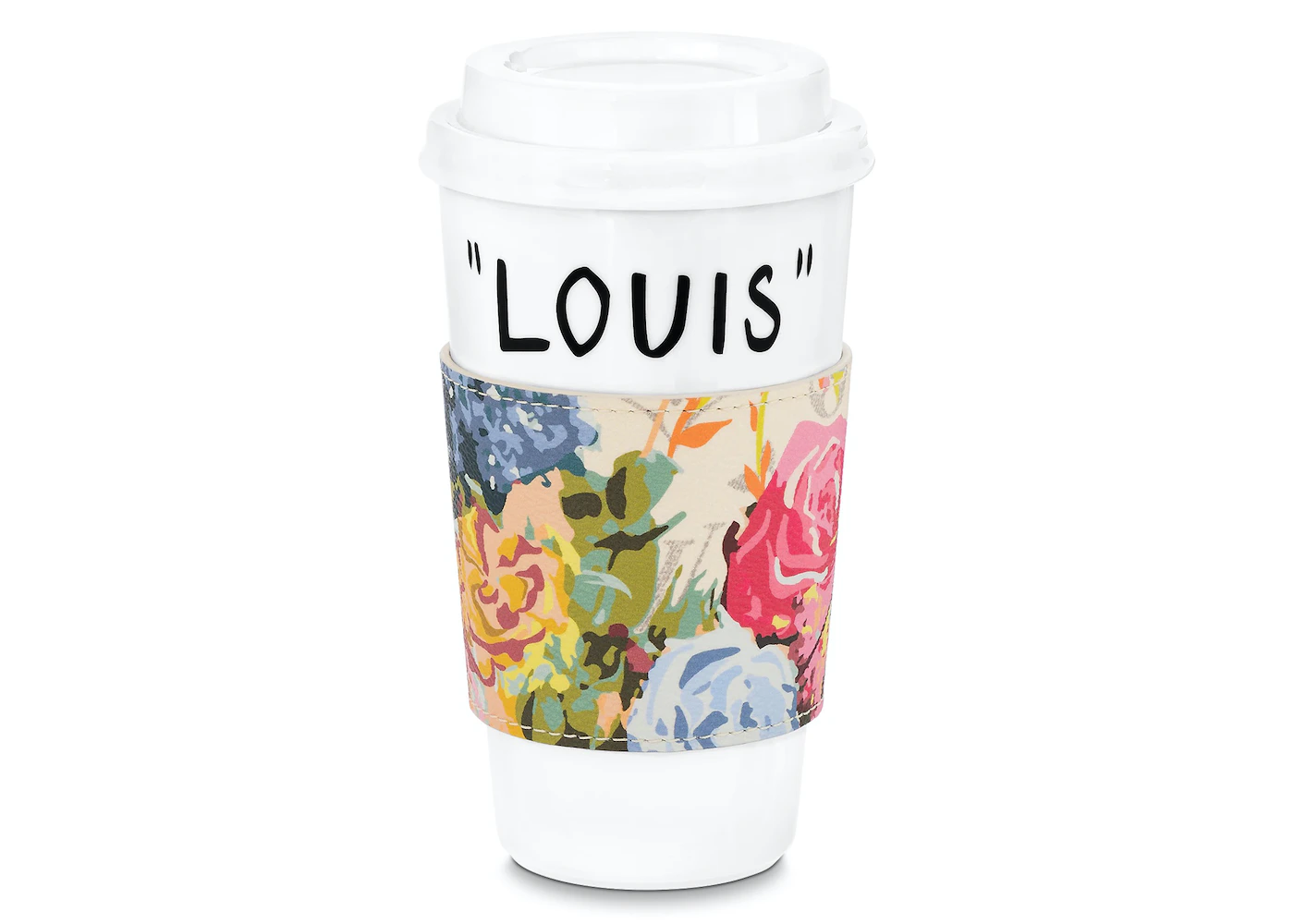 Louis Vuitton LV Flower Cup Louis Multicolor in Porcelain/Cowhide