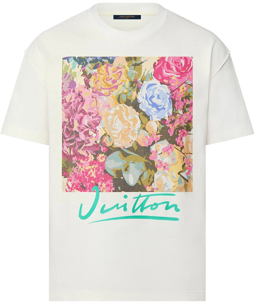 Louis Vuitton LV Flower Tapestry Print T-shirt Milky White Men's