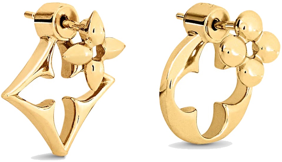 designer earrings for women lv logo