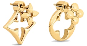 Louis Vuitton LV Flowergram Earrings Gold