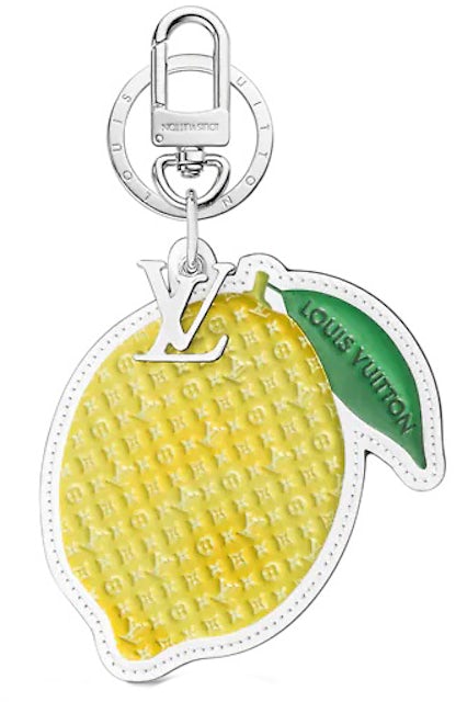 Louis Vuitton LV Fruits Lemon Bag Charm and Key Holder Yellow in Canvas  with Silver-tone - US