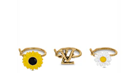 Louis Vuitton LV Gardening Set of Three Rings Gold