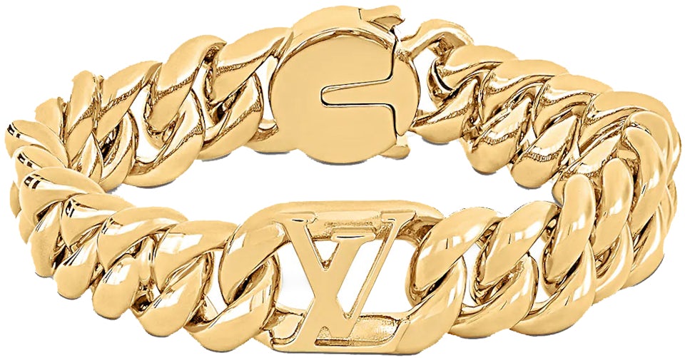 Louis Vuitton LV in The Sky Bracelet, Gold, One Size