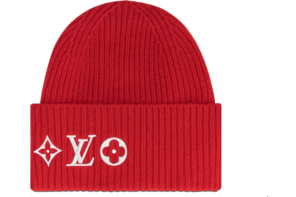 LOUIS VUITTON Hat Cap Monogram 100% Wool Color Monogram Size Medium  Fall/Winter