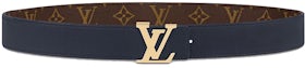 Louis Vuitton Belt Initiales Monogram 1.5W Brown/Brass in Coated Canvas  with Brass - GB