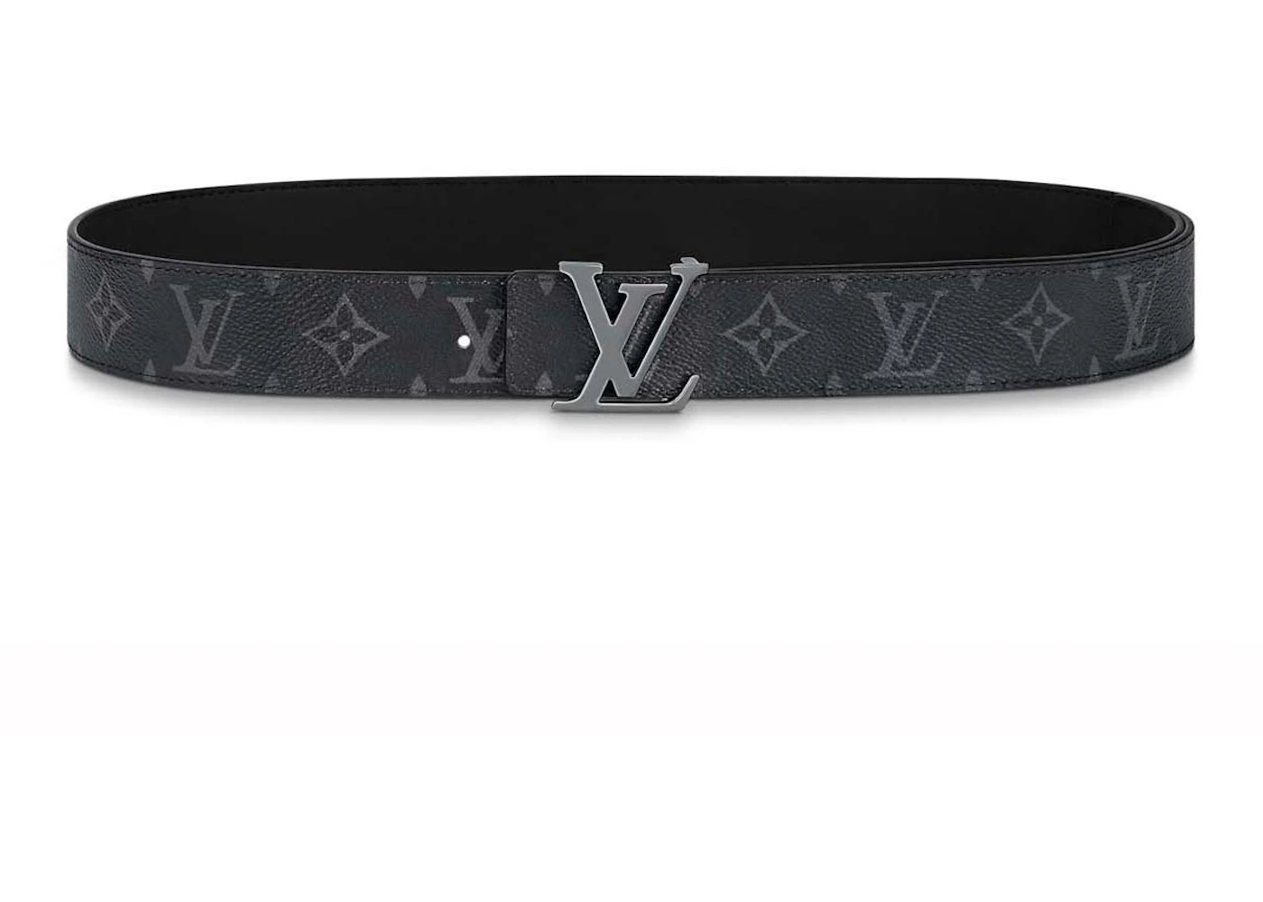 35mm Reversible Mens Black Lv Belt Louis Vuitton LV Initiales 35mm