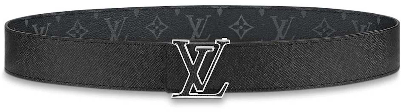 Louis Vuitton LV Initiales 40MM Reversible Belt Black in Monogram