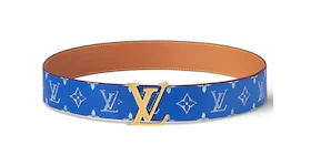 Louis Vuitton LV Initiales 40mm Reversible Belt Blue