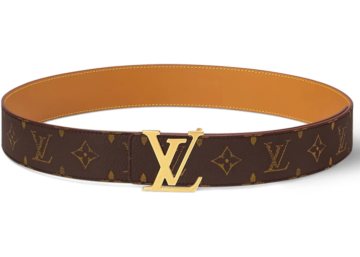 Louis Vuitton LV Initiales 40mm Reversible Belt Brown Monogram in ...