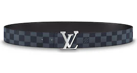 Louis Vuitton LV Initiales Reversible Belt Damier Cobalt 40MM Blue/Black