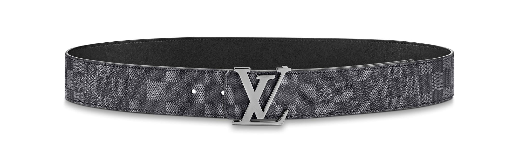 Black  Grey Louis Vuitton Belt Source by tclaude94  Mens belts Lv belt  Mens accessories