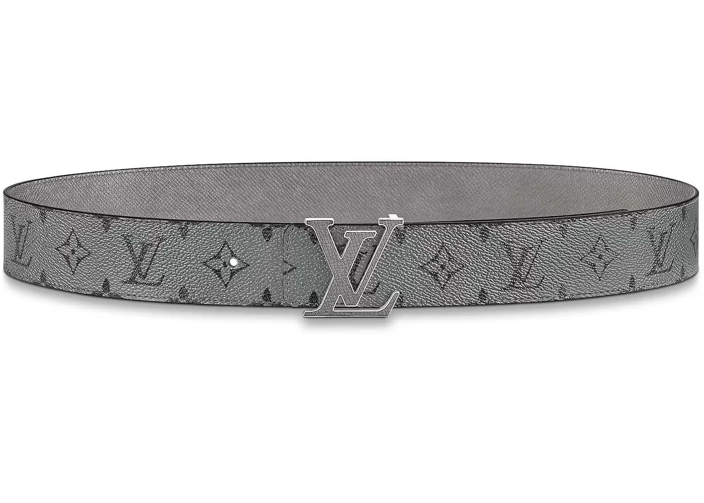 Louis Vuitton LV Initials 40MM Reversible Belt Gunmetal Grey in