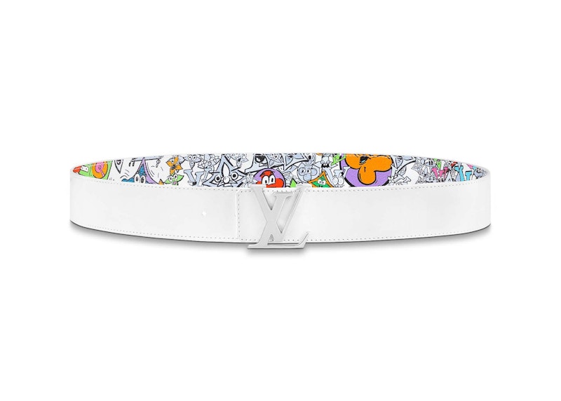 Louis Vuitton LV Initials 40MM Reversible Belt Multicolored in Canvas