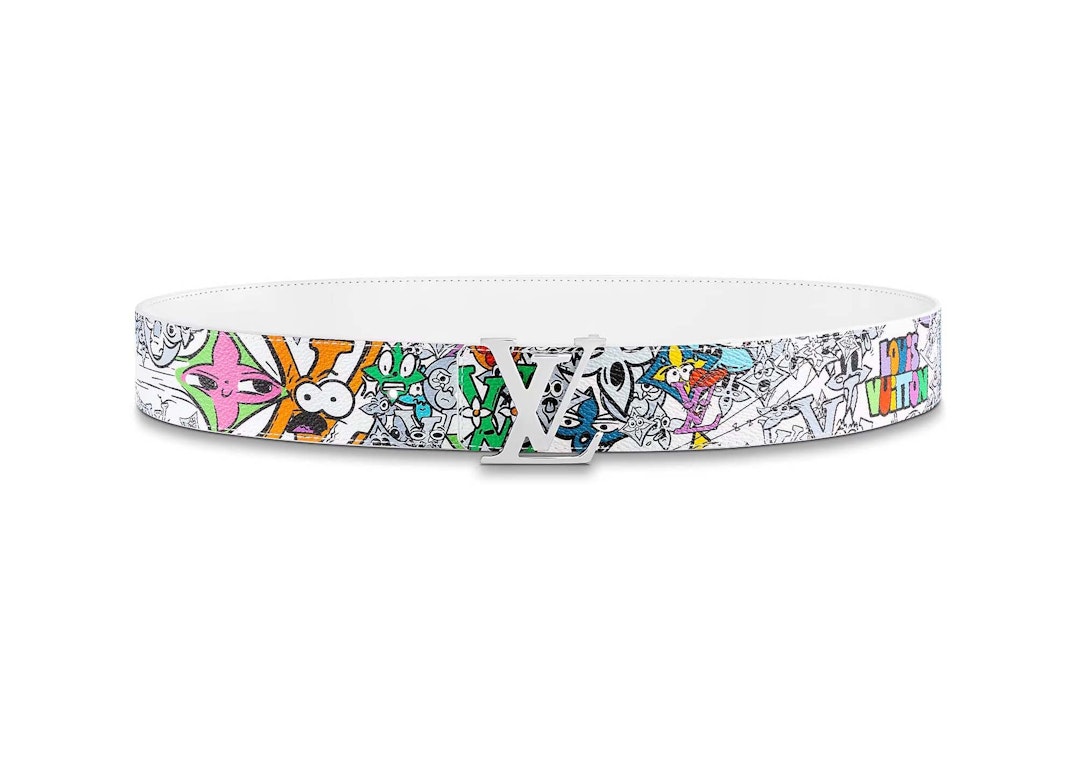 Pre-owned Louis Vuitton Lv Initials 40mm Reversible Belt Multicolored