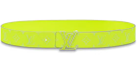 Louis Vuitton LV Initials 40MM Reversible Belt Neon Yellow
