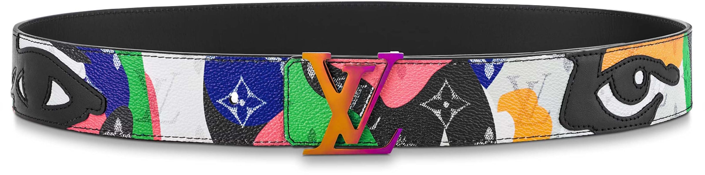 Louis Vuitton LV Shape Belt Monogram 40MM Prism for Men