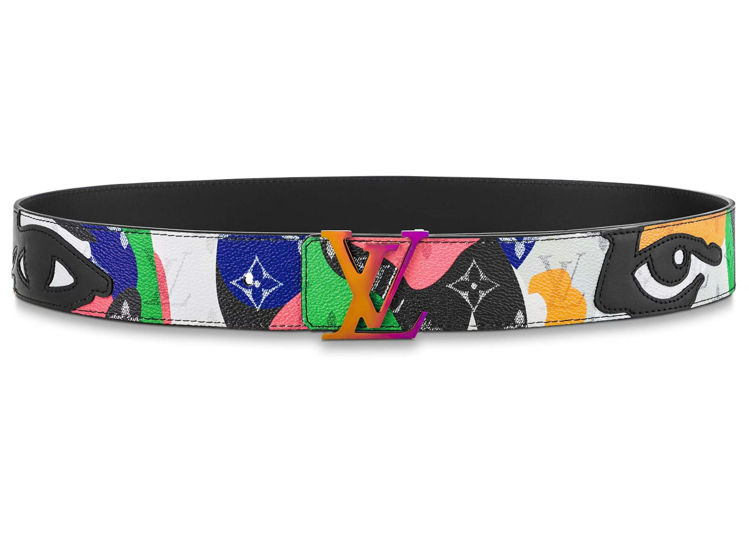 Louis Vuitton LV Initials 40mm Reversible Belt Multicolor in Leather with  Multicolor-tone - US