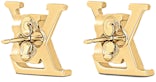 Louis Vuitton LV Iconic Earrings - Gold-Plated Stud, Earrings - LOU686680