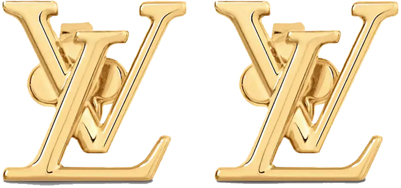 Louis Vuitton LV Initials Iconic Earrings Gold