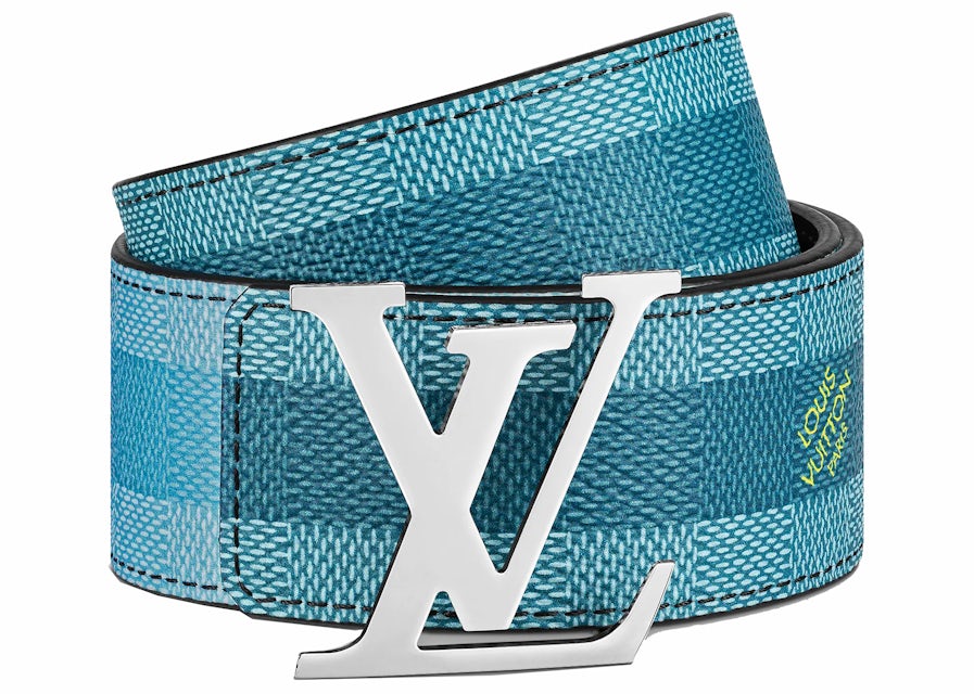 Louis Vuitton LV Initiales 40mm Damier Ebene Reversible Belt Brown