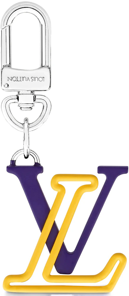 Louis Vuitton LV Initiales Key Holder Bag Charm Silver
