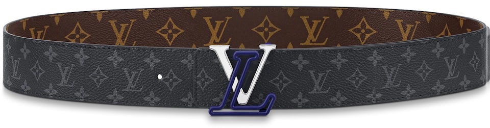 Louis Vuitton LV Line Reversible Belt 40MM Monogram/Eclipse Brown