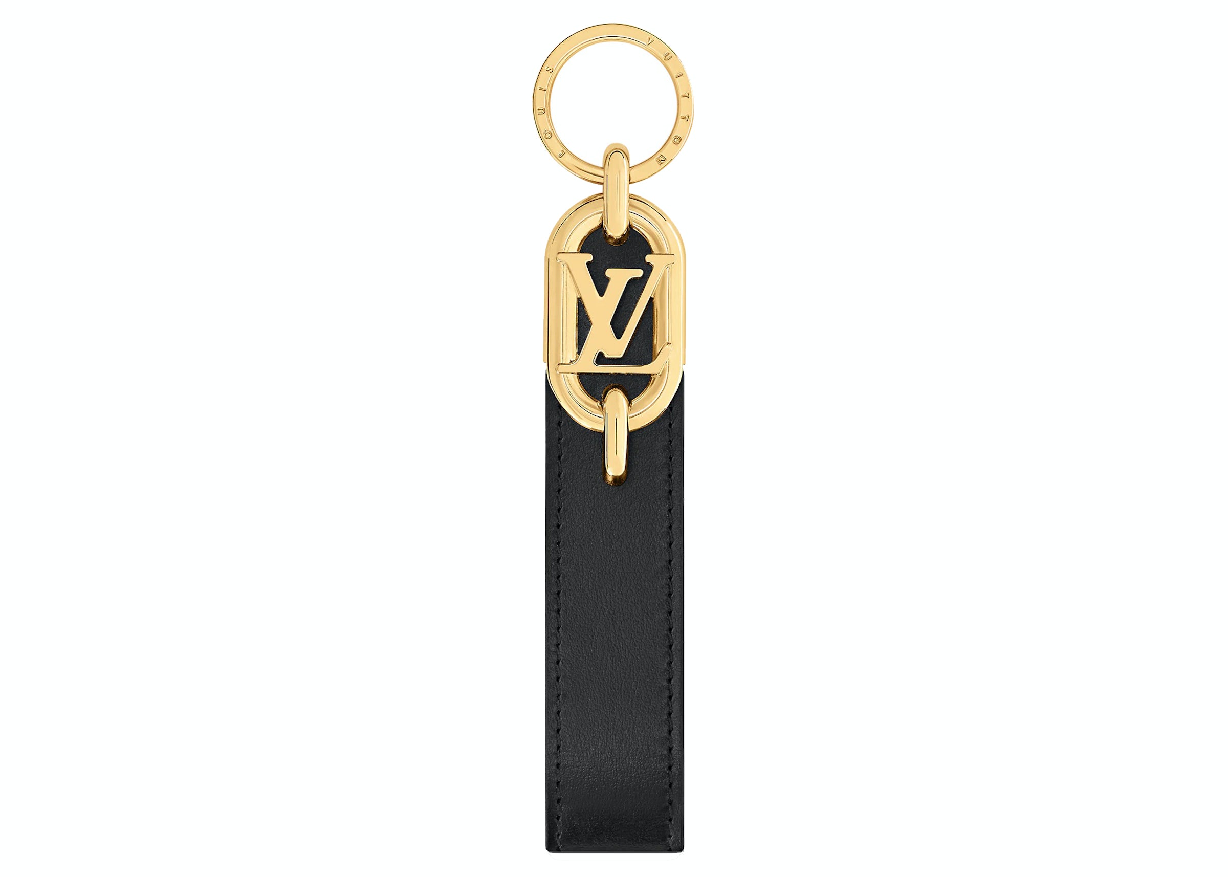 Louis Vuitton LV Link Dragonne Black in Leather with Gold-tone - US