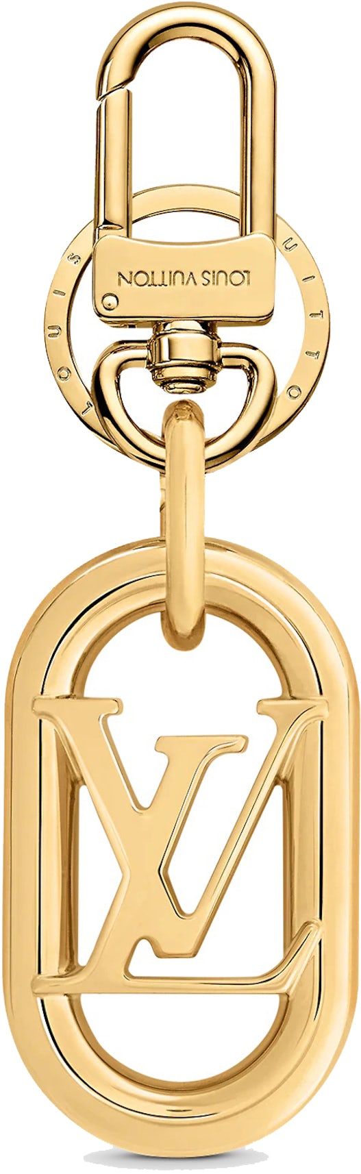 Louis Vuitton LV Link Keyring Gold in Gold Metal - US