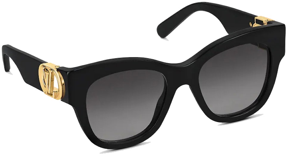 Louis Vuitton - LV Link PM Cat Eye Sunglasses - Acetate - Black - Women - Luxury