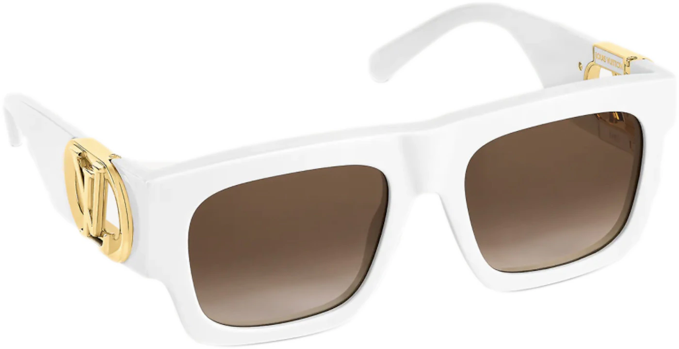 Louis Vuitton LV Link Square Sunglasses White - PFW21 - GB