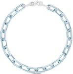 Louis Vuitton, Jewelry, Louis Vuitton Louis Vuitton Collier Monogram  Chain Necklace Orange Silver Bla