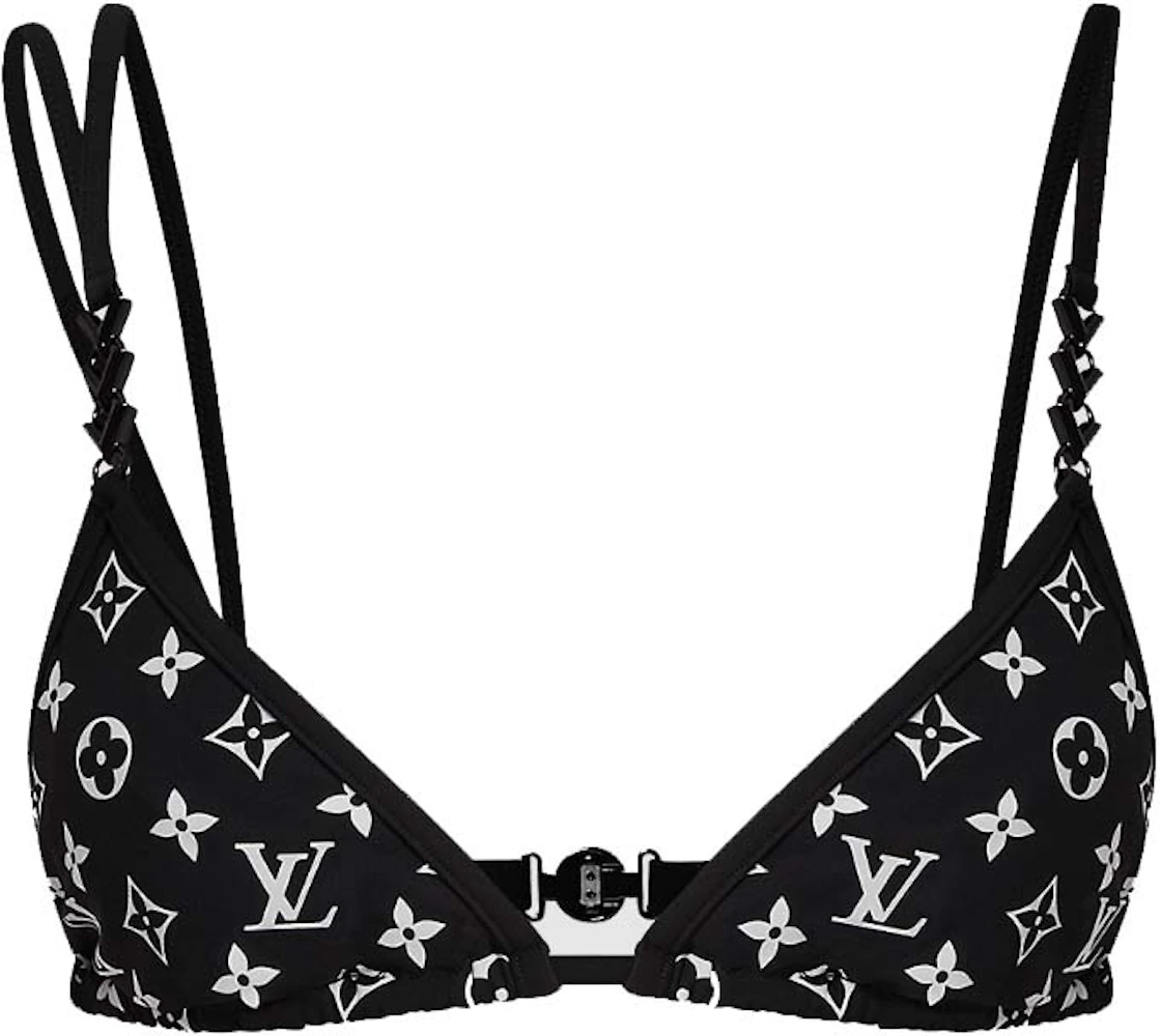 Louis Vuitton LV Night Bikini Top Swimsuit Black - SS22 - DE
