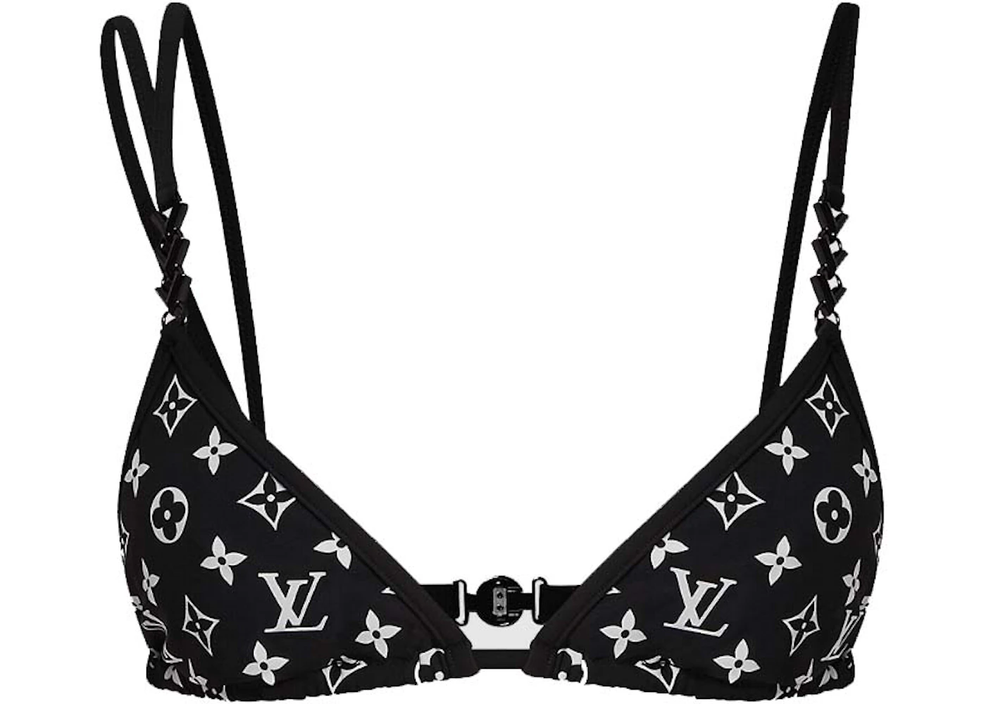 Louis Vuitton LV Night Bikini Top Swimsuit Black - SS22 - US