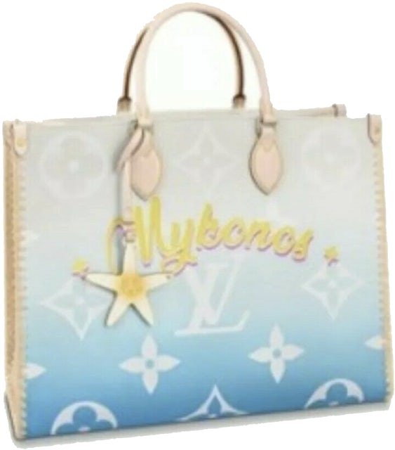 Louis Vuitton LV Onthego Mykonos Exclusive GM By The Pool Blue in