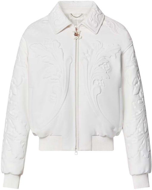 Louis Vuitton LV Ornaments Leather Blouson White Hombre - SS23 - ES