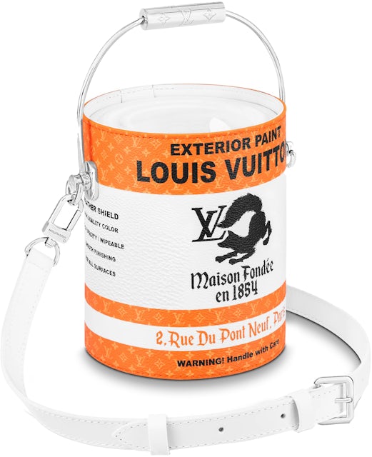 Louis Vuitton LV Paint Can Orange in Coated Canvas/Cowhide Leather