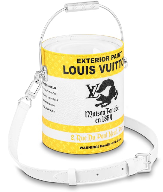 Louis Vuitton LV Paint Can Yellow in Coated Canvas/Cowhide Leather