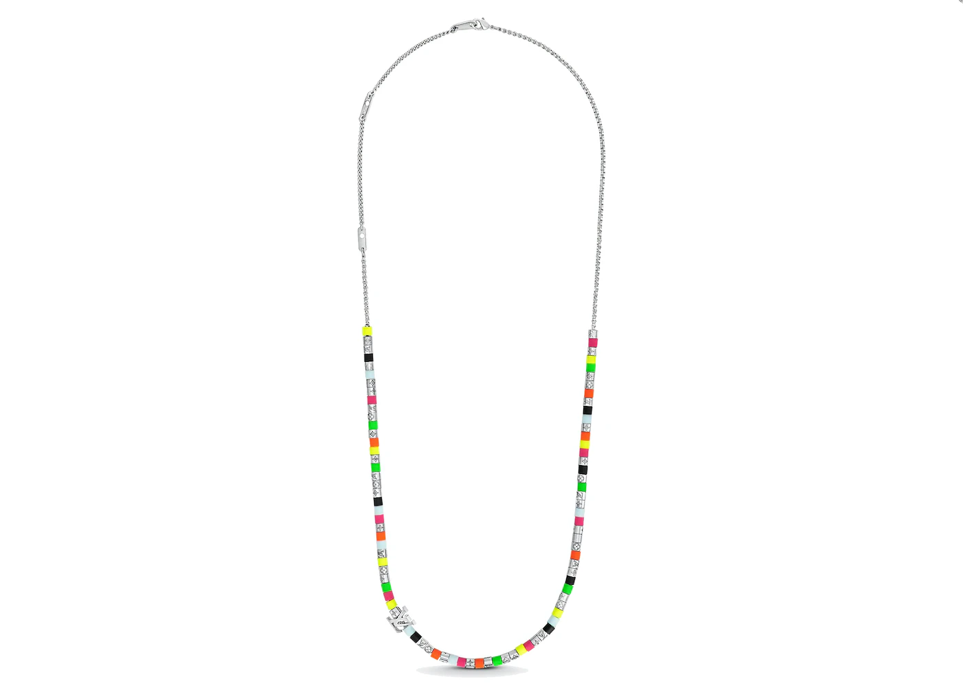 louis vuitton beads necklace
