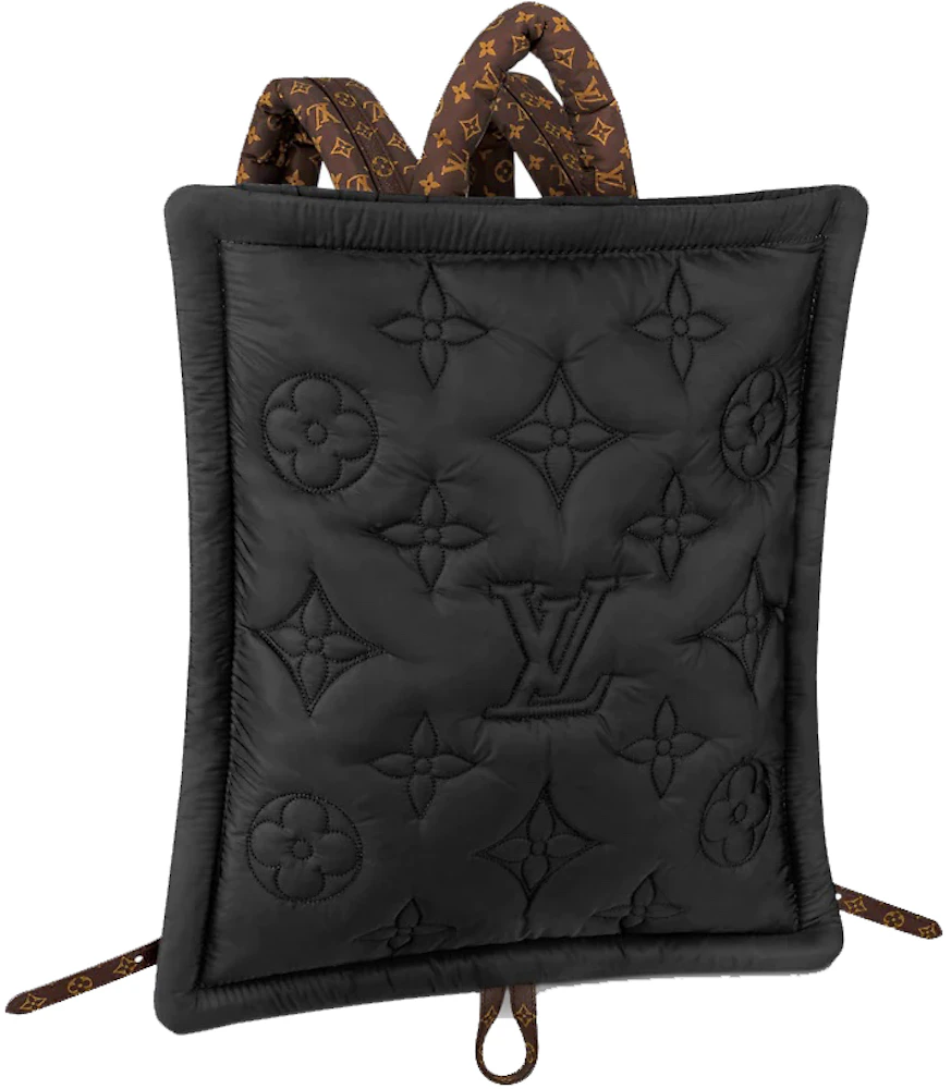 Louis Vuitton LV Pillow Backpack Black in Econyl/Coated Canvas with  Gold-tone - GB
