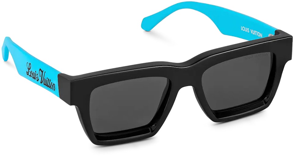 vuitton sunglasses black blue