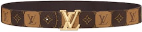Louis Vuitton LV Dauphine 25MM Reversible Belt Arizona Beige in