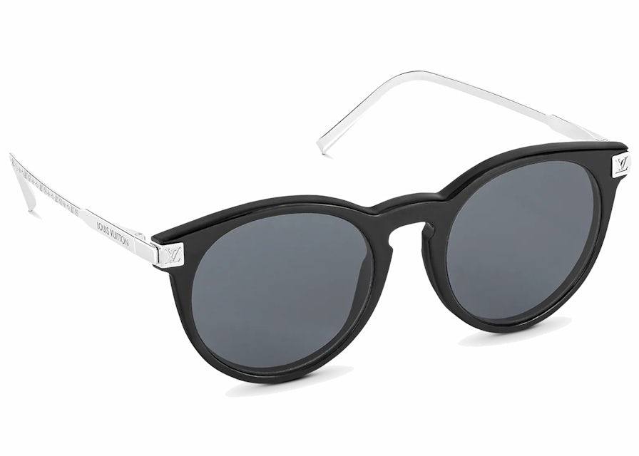 Louis Vuitton LV Rise Round Sunglasses Black/Silver (Z1669W/E) in